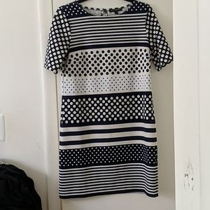 Banana Republic Polka Dot Short Sleeve Dress